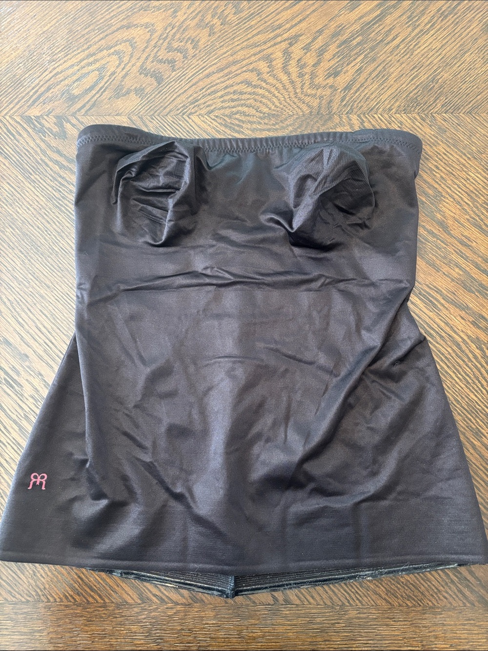 Ruby Ribbon Black Strapless Shapewear Cami Size 38 (No Straps)